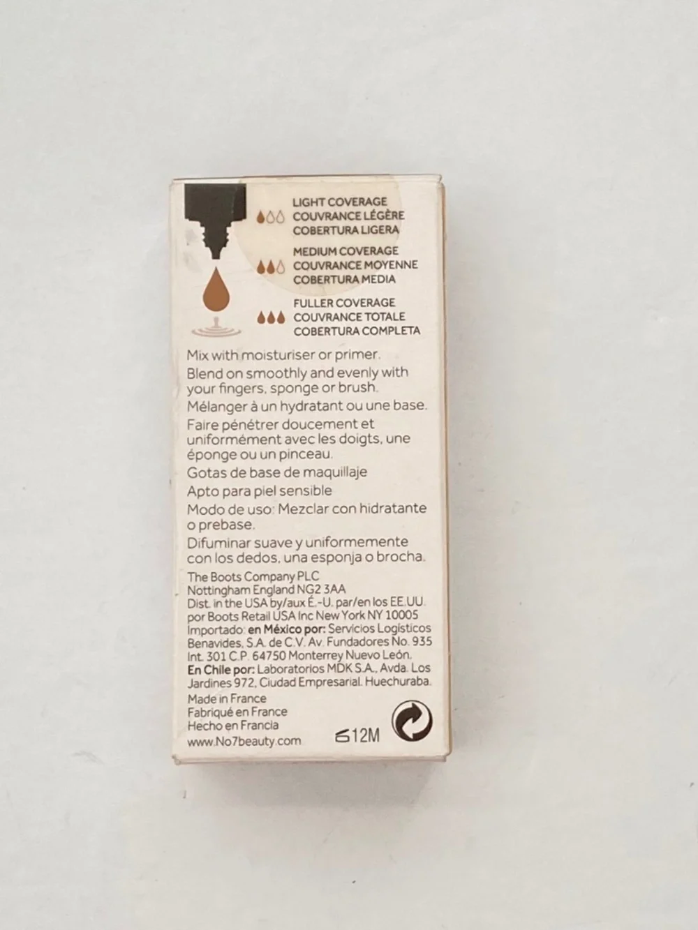 No.7 Match Made Foundation Drops - Warm Rose